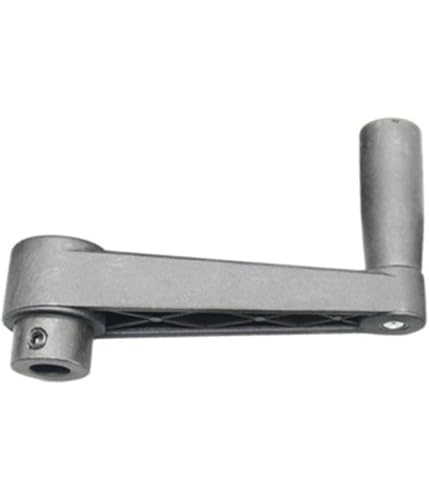 Rundlochkurbel Handkurbel Generator mechanische Ausrüstung Werkzeug,Normelemente Handkurbeln mit Bohrung ergonomisches Design des Rundlochgriffs (12 mm) von Generisch