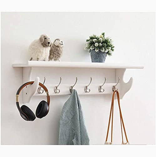 Rustikale Wandgarderobe mit Vintage-Metallhaken und Holzregal, perfekt für Mäntel, Hüte und Taschen – elegante Lösung für ein stilvolles Zuhause Rustikale Wandgarderobe mit Vintage-Metallhaken und Holzregal, perfekt für Mäntel, Hüte und Taschen – elegante Lösung für ein stilvolles Zuhause von Generisch