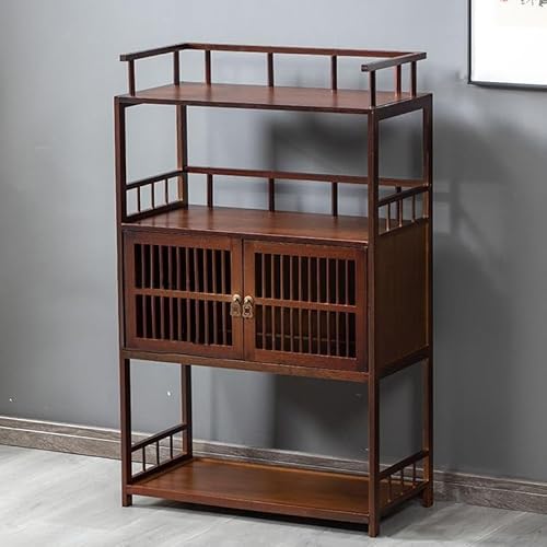 Rustikaler Bauernhaus-Konsolentisch – schmaler Vintage-Sofatisch für Wohnzimmer und Flur, 67 x 33 x 108 cm (dunkel 67 x 33 x 76 cm) – stilvolle und funktionale Heimdekoration von Generisch