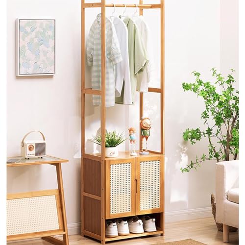 Rustikaler Eingangsbereich Flur Baum mit Bank Schuhaufbewahrung Gitter Panel und Haken 4 in 1 für Schlamm und Schlafzimmer von Generisch