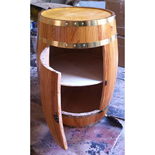 Rustikaler abschließbarer Weinbarschrank, Vintage-Design, dekoratives Aufbewahrungsregal für Weinausstellung und Organisation von Generisch