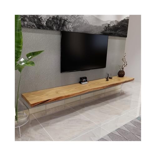 Rustikaler schwebender TV-Ständer mit Kiefernholzregalen, stilvolle Wandaufbewahrung für Wohnzimmer und Schlafzimmer, stabiles Bauernhaus-Design, 180 x 25 x 4,7 cm, ideale Wohnmöbel Rustikaler schwebender TV-Ständer mit Kiefernholzregalen, stilvolle Wandaufbewahrung für Wohnzimmer und Schlafzimmer, stabiles Bauernhaus-Design, 180 x 25 x 4,7 cm, ideale Wohnmöbel von Generisch