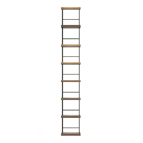 Rustikales Holzregal für Bierflaschen und Weingläser mit LED-Licht-Display – stilvoller Likör-Nizer für Küche, Wohnzimmer, Zuhause, Café (Größen: 70 x 15 x 285 cm, 200 x 15 x 351 cm) von Generisch