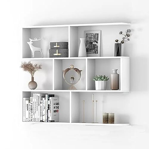 Rustikales Wandregal mit 3 Etagen, Wandmontage, aus Holz, für Schlafzimmer, Wohnzimmer, Badezimmer, Küche und Büro, stilvolle Aufbewahrung und Heimdekoration, 120 x 97 x 20 cm Rustikales Wandregal mit 3 Etagen, Wandmontage, aus Holz, für Schlafzimmer, Wohnzimmer, Badezimmer, Küche und Büro, stilvolle Aufbewahrung und Heimdekoration, 120 x 97 x 20 cm von Generisch
