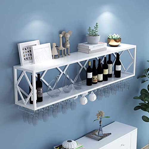 Rustikales Weinregal zum Aufhängen für stilvolle Aufbewahrung und Präsentation in Ihrer Hausbar oder Esszimmer Rustikales Weinregal zum Aufhängen für stilvolle Aufbewahrung und Präsentation in Ihrer Hausbar oder Esszimmer von Generisch