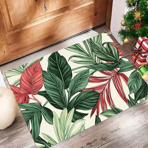 Rutschfeste, waschbare Fußmatte, super saugfähiger Indoor-Teppich für den Eingangsbereich, Vintage-Pflanzenkunst-Design, flaches Profil für schlammige Pfoten, Beige, 90 x 150 cm Rutschfeste, waschbare Fußmatte, super saugfähiger Indoor-Teppich für den Eingangsbereich, Vintage-Pflanzenkunst-Design, flaches Profil für schlammige Pfoten, Beige, 90 x 150 cm von Generisch