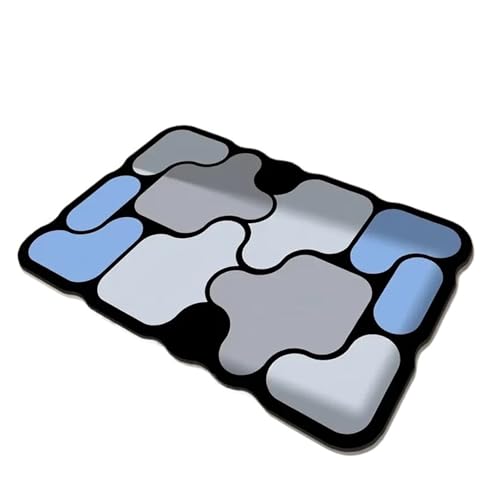 Rutschfeste Kieselalgen-Badematte – super saugfähige Duschbodenmatte, speziell geformter, schnell trocknender WC-Vorleger, schmutzabweisendes Design (Typ 3.400 mm x 600 mm) von Generisch