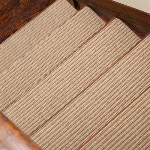 Rutschfeste Stufenmatten Wiederverwendbare & Abnehmbare Stufenmatten Leiser Anti-Rutsch-Teppich für Stufen Sicher für Senioren & Kinder Einfache Installation Treppenschutzmatte Rutschfeste Stufenmatten Wiederverwendbare & Abnehmbare Stufenmatten Leiser Anti-Rutsch-Teppich für Stufen Sicher für Senioren & Kinder Einfache Installation Treppenschutzmatte von Generisch