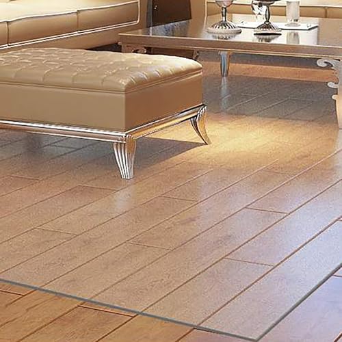 Rutschfeste Stuhlmatte für Büro und Zuhause, transparenter Vinyl-Bodenläufer, wasserdichter Schutz für Fliesen und Holzböden, langlebige transparente Matte, Arbeitszimmer und Küche, 0,6 x 4,5 m Rutschfeste Stuhlmatte für Büro und Zuhause, transparenter Vinyl-Bodenläufer, wasserdichter Schutz für Fliesen und Holzböden, langlebige transparente Matte, Arbeitszimmer und Küche, 0,6 x 4,5 m von Generisch