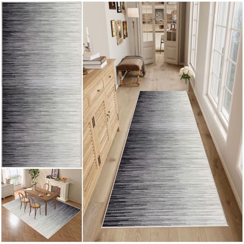 Rutschfester Läufer Teppich für Flur Waschbar Küchenläufer Lang Modern Area Teppiche Meterware 90 x 350 cm Indoor Eingangsmatte Outdoor Teppich Rutschfester Läufer Teppich für Flur Waschbar Küchenläufer Lang Modern Area Teppiche Meterware 90 x 350 cm Indoor Eingangsmatte Outdoor Teppich von Generisch