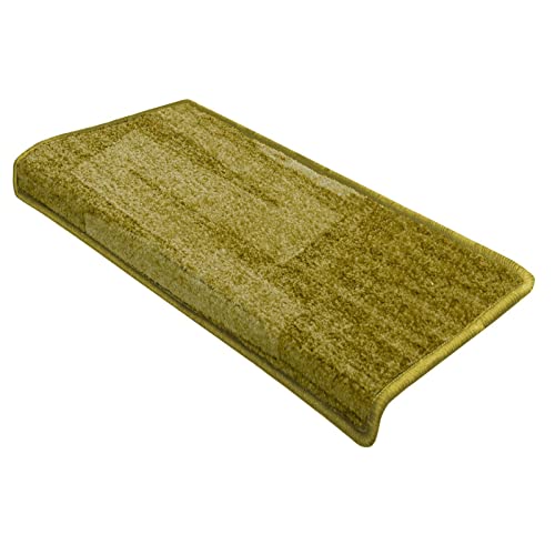 Rutschfester Teppich Stufenmatten Set 15 Stück Grün Rechteckige Matten 23 x 65 cm Selbstklebend Treppenläufer Rutschfester Teppich Stufenmatten Set 15 Stück Grün Rechteckige Matten 23 x 65 cm Selbstklebend Treppenläufer von Generisch
