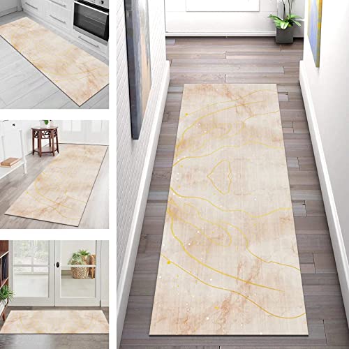 Rutschfester abstrakter Küchenläufer, 50 x 300 cm, modern, waschbar, für Wohnzimmer, Eingangsbereich, Innenbereich, schmutzabweisend, Mehrzweck-Bade- und Küchenmatte Rutschfester abstrakter Küchenläufer, 50 x 300 cm, modern, waschbar, für Wohnzimmer, Eingangsbereich, Innenbereich, schmutzabweisend, Mehrzweck-Bade- und Küchenmatte von Generisch