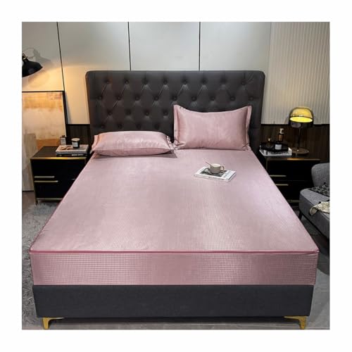 Rutschfester japanischer Futon-Matratzenschoner mit Reißverschluss, wasserdichter Boden-Isomattenbezug, vollständige Abdeckung für 180 x 220 + 20 cm, einfarbig und atmungsaktiv von Generisch