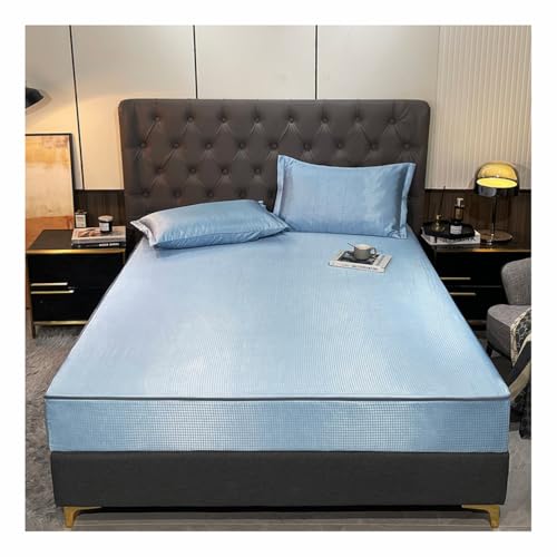 Rutschfester japanischer Futon-Matratzenschoner mit Reißverschluss, wasserdichter Boden-Schlafmattenbezug, volle Abdeckung, Futon-Matratzenschoner für Zuhause, 180 x 220 + 20 cm von Generisch