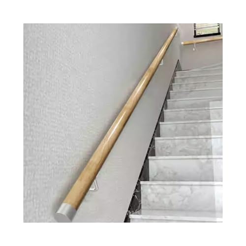 Rutschfestes Treppengeländer aus Holz, 280 cm, für Innen- und Außenbereich, für Villa, Pavillon, Korridor und Gebäude, sicheres, stilvolles Treppengeländer Rutschfestes Treppengeländer aus Holz, 280 cm, für Innen- und Außenbereich, für Villa, Pavillon, Korridor und Gebäude, sicheres, stilvolles Treppengeländer von Generisch