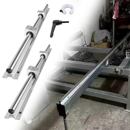 SBR20 Linearschienenschlitten – reibungsarmer Wagenlagerblock und voll unterstützte Gleitschiene für 3D-Drucker, CNC-Maschinen, automatisierte Geräte (200 mm Länge) von Generisch