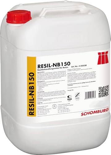 SCHOMBURG RESIL-NB150 10 Liter Beton-Nachbehandlungsmittel (Curing) Verdunstungsschutz Betonhaut Gebrauchsfertiger Nachbehandler für Beton & Estrich von Generisch