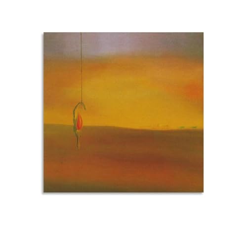 Salvador Dali Poster mit Spiegelei auf dem Teller ohne Teller, Wandkunst, Gemälde, Leinwanddrucke, Dekor-Poster, Kunstwerke, 50 x 50 cm von Generisch