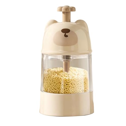 Salzstreuer - 13 cm Salzspender für präzises Portionieren, kostenlose Nutzung mit Messfunktion, Gewürzglas für Gastronomie, Picknick, Grillen, Küche, Klarglas, Geschenk fertig von Generisch