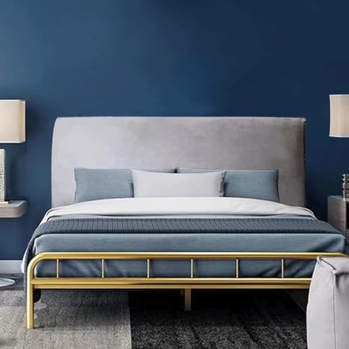 Samt-Bettkopfteil-Abdeckung, Bettkopfabdeckung, Doppelbett, King-Size, kleines Doppel-Kopfteil-Abdeckung, staubdicht, All-Inclusive, elastische Bettbrett-Schutzabdeckung für Schlafzimmer-Dekor von Generisch