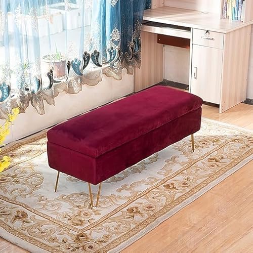 Samt Schlafsofa mit Fußstütze, Multifunktionsmöbel für Eingangsbereich und Wohnzimmer von Generisch