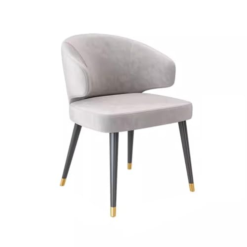 Samtgepolsterter Esszimmer-Akzentstuhl mit ergonomischem Design für bequemes Sitzen von Generisch