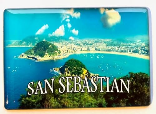 San Sebastian Magnet San Sebastian Souvenir San Sebastian Spanien Kühlschrankmagnet von Generisch