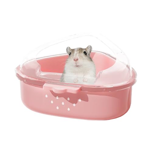 Sandbadbehälter Für Hamster – Großer Sandkasten Für Hamsterbäder | Haustierbadewanne Mit Transparentem Deckel Zum Pflegen, Reinigen, Verstecken, Schlafen, Spielen, Erkunden Des Badezimmers, Lemming, R Sandbadbehälter Für Hamster – Großer Sandkasten Für Hamsterbäder | Haustierbadewanne Mit Transparentem Deckel Zum Pflegen, Reinigen, Verstecken, Schlafen, Spielen, Erkunden Des Badezimmers, Lemming, R von Generisch