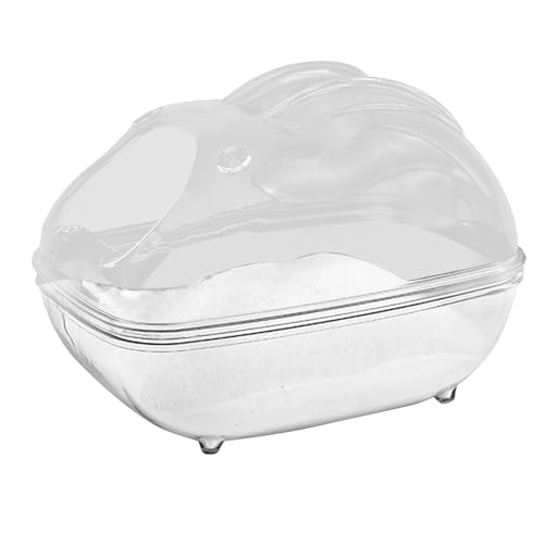 Sandkasten – Sandbadebox | Chinchilla-Badewanne klar, Körperreinigungsraum für Kleintiere, hält Sand und die Umgebung ohne Unordnung während des Gebrauchs, Rennmaus Badezimmer Sandkasten – Sandbadebox | Chinchilla-Badewanne klar, Körperreinigungsraum für Kleintiere, hält Sand und die Umgebung ohne Unordnung während des Gebrauchs, Rennmaus Badezimmer von Generisch