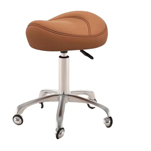 Sattelhocker Rollstuhl Drehstuhl mit verstellbarer Höhe – ergonomisches Design für Zahnkliniken, Salons, Tattoostudios, Massage und Bürogebrauch von Generisch