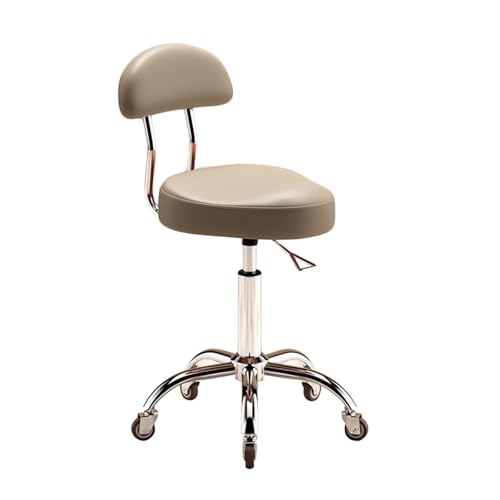 Sattelstuhl, Stilvoller Ergonomischer Drehstuhl Mit Rollen, Bürostuhl Mit Rückenlehne, Verstellbare Höhe Und Neigung, for Den Zeichenunterricht Und Den Medizinischen Gebrauch(Color1) von Generisch