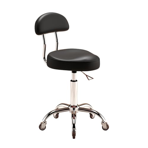 Sattelstuhl, Stilvoller Ergonomischer Drehstuhl Mit Rollen, Bürostuhl Mit Rückenlehne, Verstellbare Höhe Und Neigung, for Den Zeichenunterricht Und Den Medizinischen Gebrauch(Color3) von Generisch