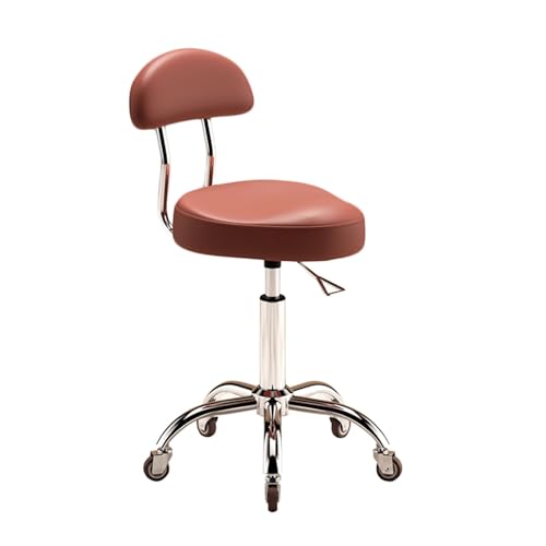 Sattelstuhl, Stilvoller Ergonomischer Drehstuhl Mit Rollen, Bürostuhl Mit Rückenlehne, Verstellbare Höhe Und Neigung, for Den Zeichenunterricht Und Den Medizinischen Gebrauch(Color4) von Generisch
