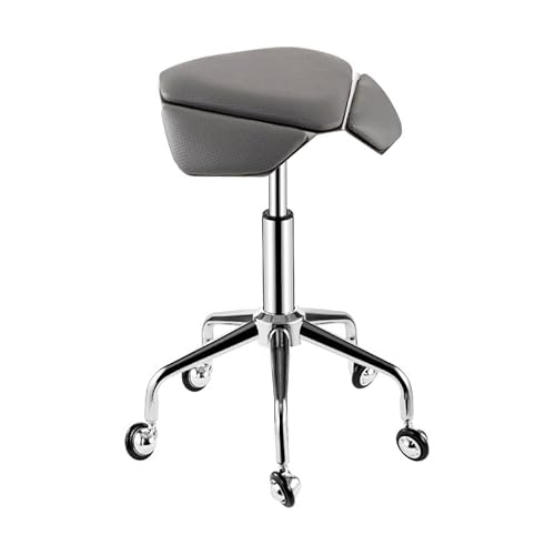 Sattelstuhl, Stilvoller Ergonomischer Drehstuhl Mit Rollen, Zahnmittelkralle (U-förmiges Rad), for Das Zeichnen Im Büro, Im Medizinischen Massagesalon(Color2) von Generisch