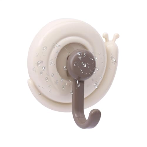 Saugnapfhaken – Badezimmer-Saugnapf-Haken | für Duschwand, Schnecken-Kleiderbügel, Tassendusche, starker belastbarer Handtuchhalter ohne Bohren, Badezimmerzubehör für Schlafzimmer Saugnapfhaken – Badezimmer-Saugnapf-Haken | für Duschwand, Schnecken-Kleiderbügel, Tassendusche, starker belastbarer Handtuchhalter ohne Bohren, Badezimmerzubehör für Schlafzimmer von Generisch
