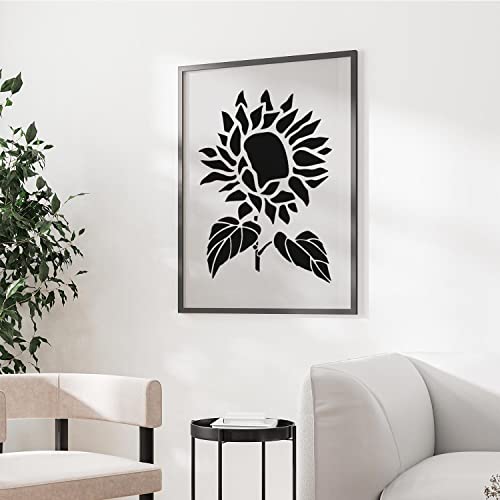 Schablone im Blume Pflanze Größe: "29 x 21 cm" v153 Design von Generisch