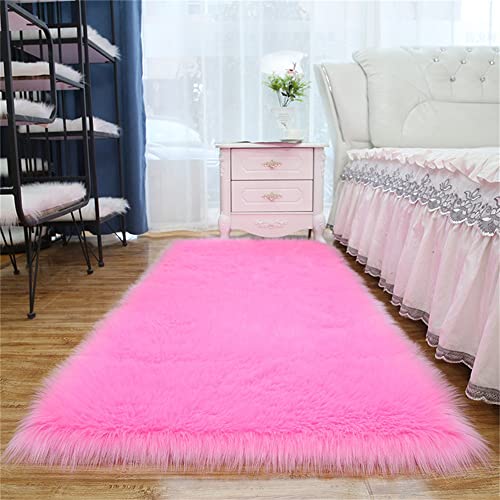Schaffell-Teppich, weich, flauschig, waschbar, rutschfeste Matte für Schlafzimmer, Wohnzimmer, Sofa, Nachttisch, Heimdekoration Schaffell-Teppich, weich, flauschig, waschbar, rutschfeste Matte für Schlafzimmer, Wohnzimmer, Sofa, Nachttisch, Heimdekoration von Generisch