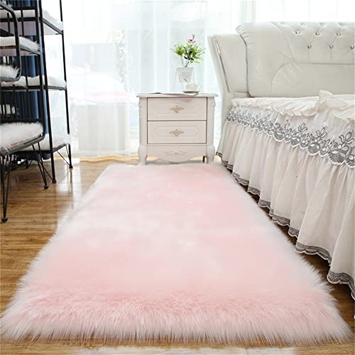 Schaffell-Teppich, weich, flauschig, waschbar, rutschfeste Matte für Schlafzimmer, Wohnzimmer, Sofa, Nachttisch, Heimdekoration Schaffell-Teppich, weich, flauschig, waschbar, rutschfeste Matte für Schlafzimmer, Wohnzimmer, Sofa, Nachttisch, Heimdekoration von Generisch
