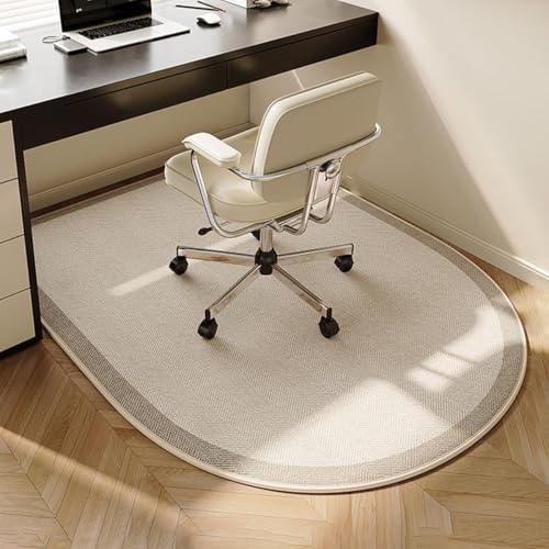 Schalldichte Bürostuhlmatte für Teppich, Computer-Gaming-Rollstuhl-Matte unter dem Schreibtisch, niedriger Flor, Büroteppich, Bodenmatte, Drehstuhlmatte, rutschfest, schalldichte Bodenmatte von Generisch