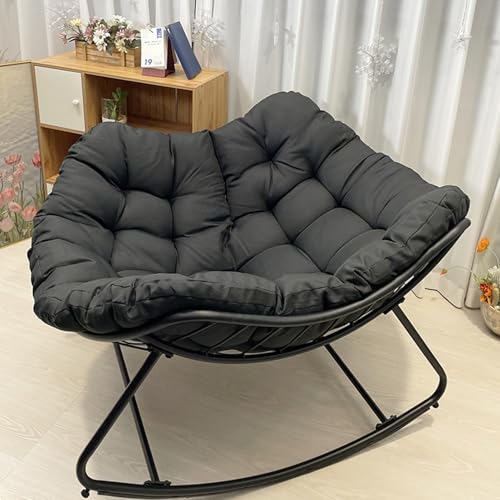 Schaukelsessel mit dickem Kissen – bequemer Innen- und Außenbereich zur Entspannung Schaukelsessel mit dickem Kissen – bequemer Innen- und Außenbereich zur Entspannung von Generisch