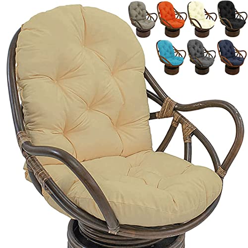 Schaukelstuhl-Drehkissen-Set – waschbar beständig – ideal für Garten-Schaukelstuhl aus Rattan – verbessern Sie Ihr Outdoor-Erlebnis mit Komfort und Stil von Generisch