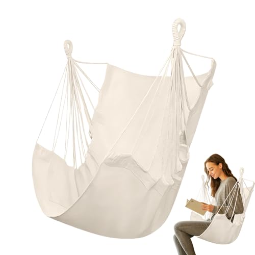 Schaukelstuhl Für Draußen | Gartenmöbel Schaukelstuhl Für Bäume | Bequemer und entspannender Sitz mit max. 150kg Tragkraft für Innenbereich Terrasse Schlafsaal Camping Garten Schaukelstuhl Für Draußen | Gartenmöbel Schaukelstuhl Für Bäume | Bequemer und entspannender Sitz mit max. 150kg Tragkraft für Innenbereich Terrasse Schlafsaal Camping Garten von Generisch