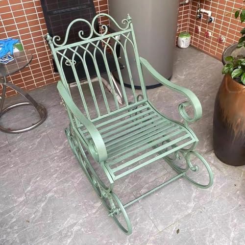 Schaukelstuhl aus Schmiedeeisen, stabile und langlebige Gartenbank für Terrasse, Park und Freizeit Schaukelstuhl aus Schmiedeeisen, stabile und langlebige Gartenbank für Terrasse, Park und Freizeit von Generisch