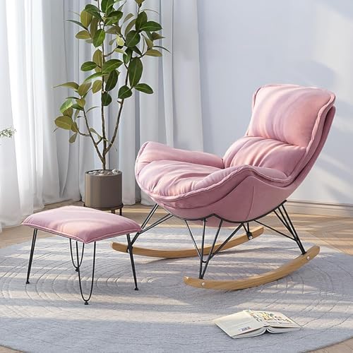 Schaukelstuhl mit Fußhocker - Ultimativer Komfort für Wohnzimmer oder Schlafzimmer Entspannung Schaukelstuhl mit Fußhocker - Ultimativer Komfort für Wohnzimmer oder Schlafzimmer Entspannung von Generisch