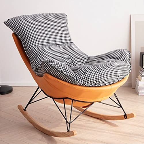 Schaukelstuhl zur Entspannung, ergonomisches Design mit sanftem Gleiten, ideal für Wohnzimmer oder Balkon Lounging von Generisch