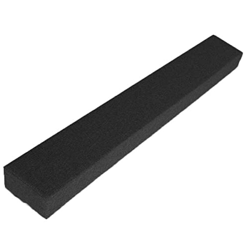 Schaumstoff-Matratzenbrücke für Einzelbett oder Kleinkindbett, King-Kopfteil-Lückenfüller mit waschbarem Bezug, Wand- oder Fußteil-Abstandshalter (100 x 5 x 5 cm, schwarz) von Generisch