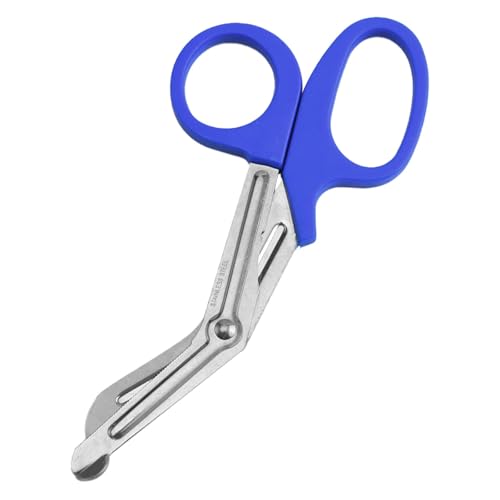 Schere Medical Scissors, EMT Bent 7,7 Zoll Matt titanbeschichteter Edelstahl-Verbandschere oder Gaze für Arzt oder Krankenschwester, Notaufnahme oder Outdoor-Camp (M, One Size) von Generisch