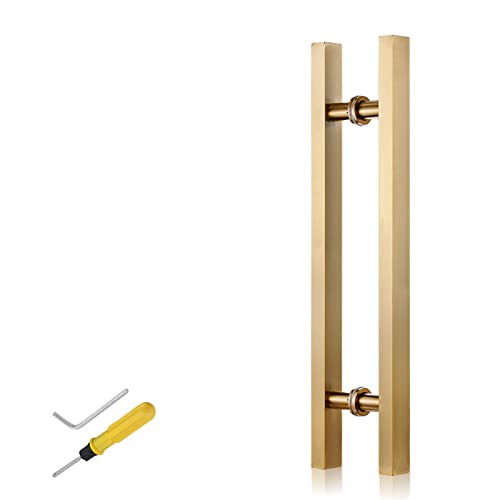 Scheunentürgriff, H-Form, doppelseitig, Schiebetürgriff, langlebiges und stilvolles Accessoire für Schiebetüren und Schwingtüren, gebürstetes Edelstahl-Finish Scheunentürgriff, H-Form, doppelseitig, Schiebetürgriff, langlebiges und stilvolles Accessoire für Schiebetüren und Schwingtüren, gebürstetes Edelstahl-Finish von Generisch