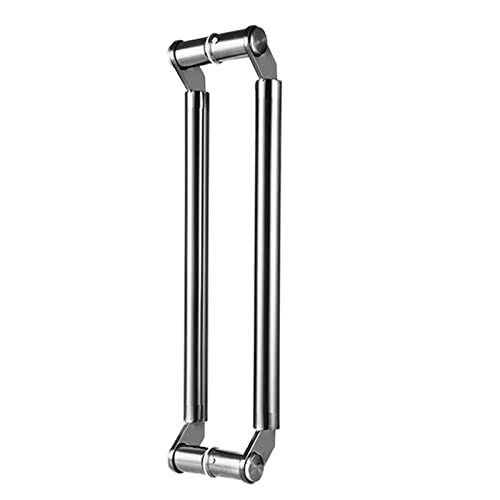 Scheunentürgriff-Set aus Edelstahl – solide Push-Pull-Tür-Hardware, runder Glas-Torgriff für Garage, Schuppen, Büro von Generisch