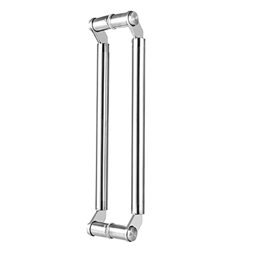 Scheunentürgriff-Set aus Edelstahl – solide Push-Pull-Tür-Hardware, runder Glas-Torgriff für Garage, Schuppen, Büro von Generisch